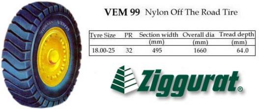 ZIGGURAT Nylon Off-the-Road Tire